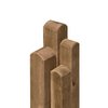 Pfosten KDI braun, Kopf rund, Kiefer 190x9x9 cm