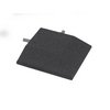 Keilrandeckelemente, anthrazit 250 x 250 x 45/10 mm