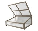 Frühbeetaufsatz zu Vegtrug klein, grau 105x76x45.5 cm