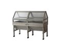 Frühbeetaufsatz zu Vegtrug mittel grau, 183x76x66 cm