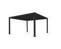 Premium Alu-Pergola, schwarz 400x300x250cm