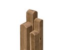 Pfosten KDI braun, Kopf rund, Kiefer 190x9x9 cm