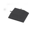 Keilrandeckelemente, anthrazit 250 x 250 x 45/10 mm