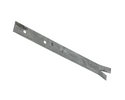 Flache Bodenverankerung z.Einbeton. 30 x 3 cm, 2er Set inkl. 4 Schrauben