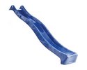 Rutsche mit Welle blau Anbauhöhe 1500mm, Länge 2950mm