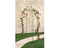 Rosenbogen "Sarah", Pulverbesch.rostf. L139xB39xH240cm