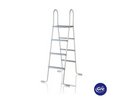 Sicherheitsleiter 2x3, weiss galvanisiert/galvanisée + lackiert