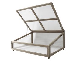 Frühbeetaufsatz zu Vegtrug klein, grau 105x76x45.5 cm