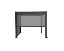 Sichtschutz, ausziehbar schwarz, 3m