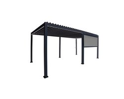 Sichtschutz, ausziehbar schwarz, 4m