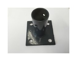 Standfuss für Pfostenmontage anthrazit, 3.4 x 10 x 10 cm
