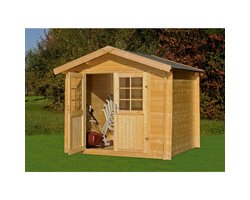 Blockhaus Paul,28mm naturb. (800.181) 240x200x235 cm,  inkl. Heimlieferung