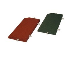 Keilrandelemente gerade,grün 500 x 250 x 45/10 mm
