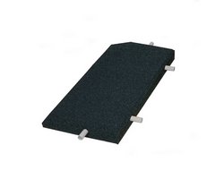 Keilrandelemente gerade, anthrazit 500 x 250 x 45/10 mm