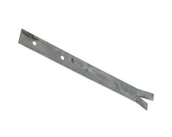 Flache Bodenverankerung z.Einbeton. 30 x 3 cm, 2er Set inkl. 4 Schrauben