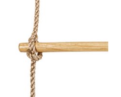 Strickleiter mit Holzsprossen 'light' PP 2.5 m (1.80 m) - 5 Sprossen