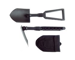 Klappspaten, schwarz L24-59 x 15.3 x 6.5 cm