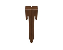 Befestigungsset für Rasenkante bronze - Set à 3 Stk.
