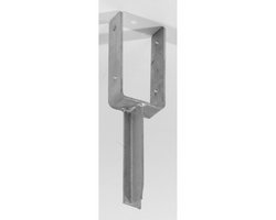 Pfostenanker feuerverz., mit Mauerdorn 9.1 x 5 cm