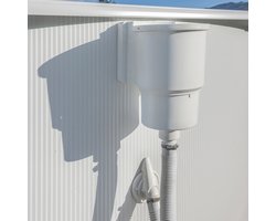 Skimmer + Rücklaufventil weiss AR100