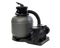 Sandfilter 6-Ventil, 6m3/h 400W mit Vorfilter/avec préfiltre