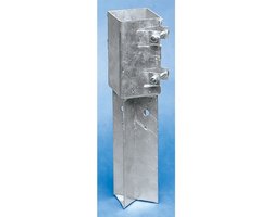 Pfahlstütze zum Einbetonieren 91x91 mm