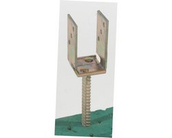 U-Pfostenträger verstellbar 6-14 cm