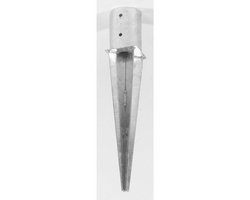 Einschlagbodenhülse f. Rundholzpfosten D10 cm