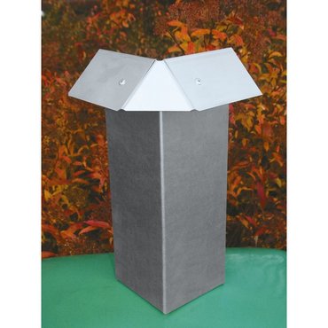 Stahl-Schneckenschutz Eckverbinder Abmessungen: 18x10x26 cm 