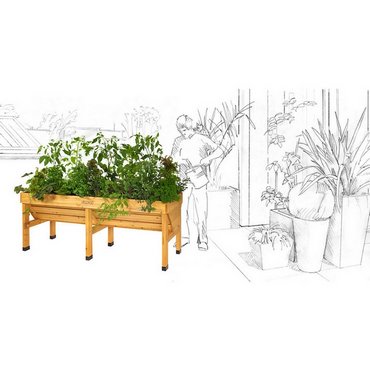 Pflanztrog Vegtrug medium 183 x 76 x 80 cm 
