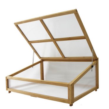 Frühbeetaufsatz zu Vegtrug klein 105x76x45.5 cm 