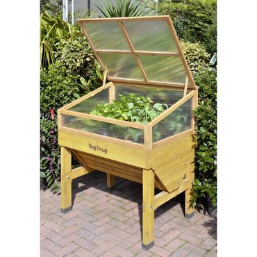 Frühbeetaufsatz zu Vegtrug klein 105x76x45.5 cm 