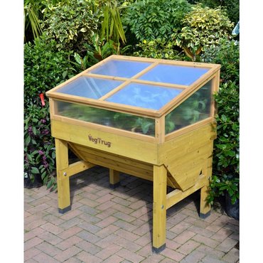 Frühbeetaufsatz zu Vegtrug klein 105x76x45.5 cm 