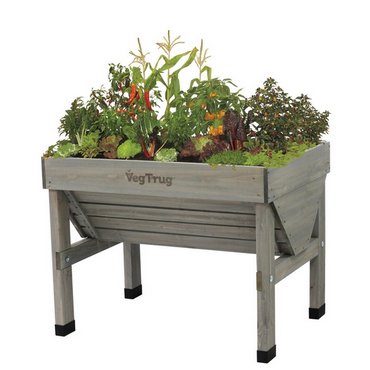 Pflanztrog Vegtrug klein, grau 103 x 76 x 80 cm 