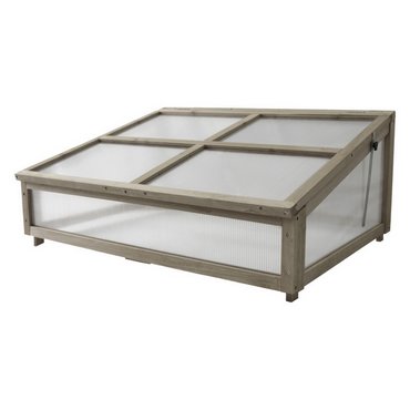 Frühbeetaufsatz zu Vegtrug klein, grau 105x76x45.5 cm 