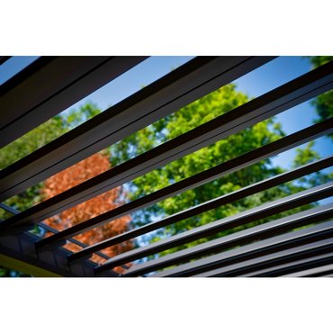 Premium Alu-Pergola, schwarz 300x300x250cm 