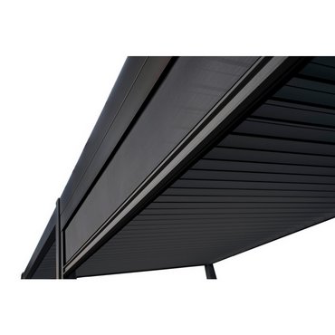 Sichtschutz, ausziehbar schwarz, 3m 