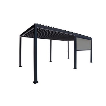 Sichtschutz, ausziehbar schwarz, 4m 