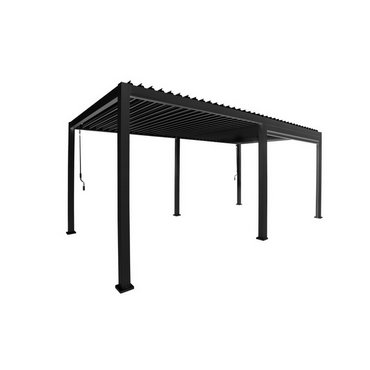 Sichtschutz, ausziehbar schwarz, 4m 