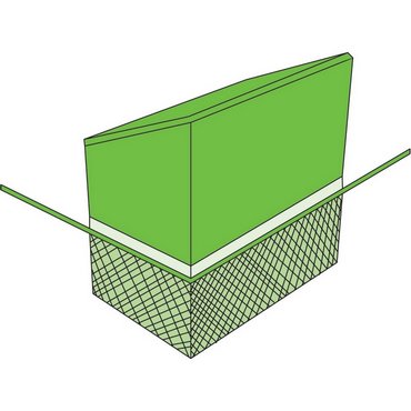 Schildkröten-Unterbau M, Gitter L103 x B100 x H 52 cm 
