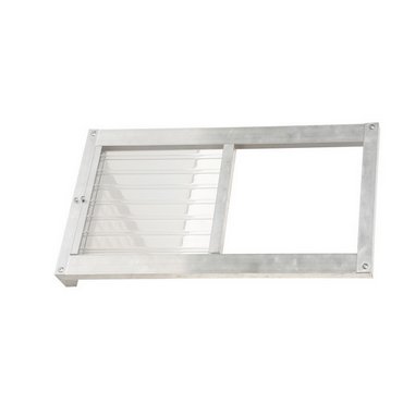 Schildkröten-Türli, für horiz. Einbau Aussenmass B29.2xH55cm,Türöf.25.3x22cm 
