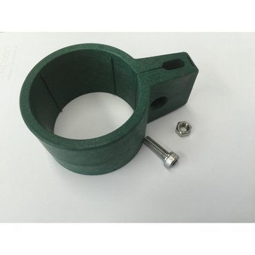 Einfachschelle für Torpfosten, grün, D 6.0 cm 