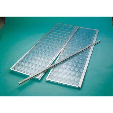 Polycarbonat-Ersatzelement oh. Alu-Pr. 20 mm, transp. für 206x58cm 