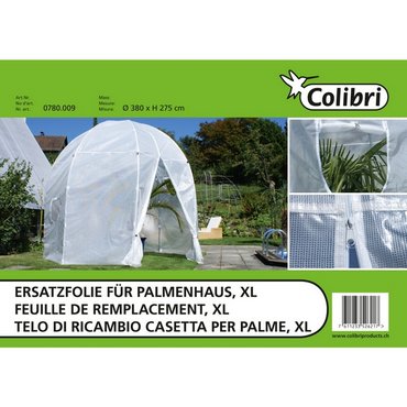 Ersatzfolie Colibri Palmenhaus XL D380 x H275 cm 