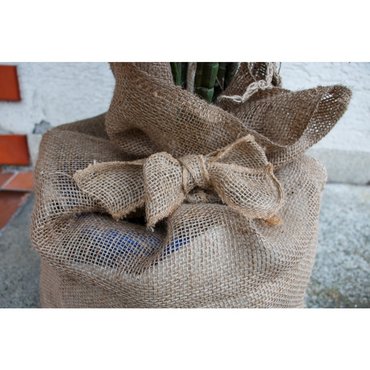 Wickelstreifen aus Jute natur, 230g/m2 25m x 10cm 