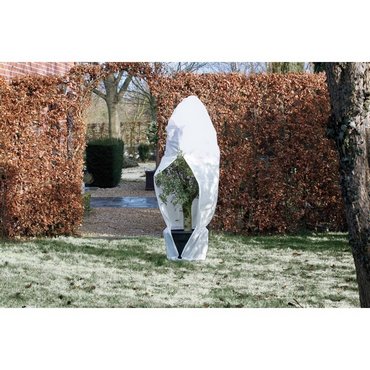 Winter Cover; Reissverschluss & Schnur D75 cmx150 cm, 130g/m2, Inhalt 2 Stück 