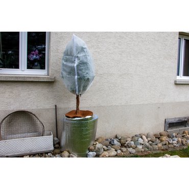 Winter Cover; Reissverschluss & Schnur D75 cmx150 cm, 130g/m2, Inhalt 2 Stück 