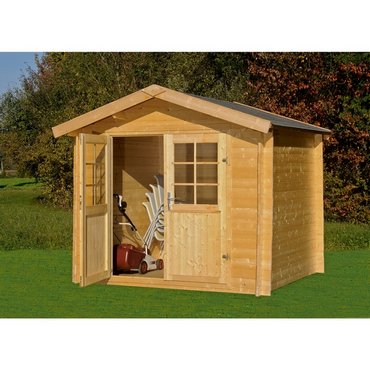 Blockhaus Paul,28mm naturb. (800.181) 240x200x235 cm,  inkl. Heimlieferung 