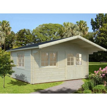 Blockh. Heilbronn 15,1 m2, natur 470x380 cm, 70mm 