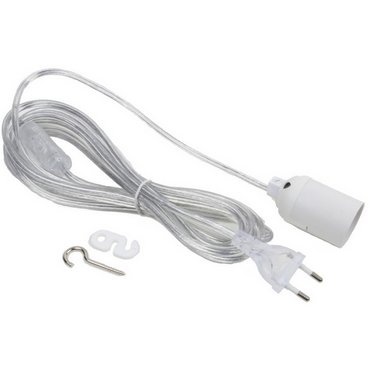 Lampenfassung Sockel E27, 4m Kabel 